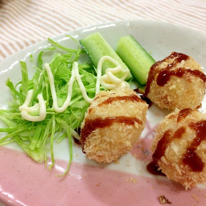 簡単!揚げない!なんちゃってコロッケ